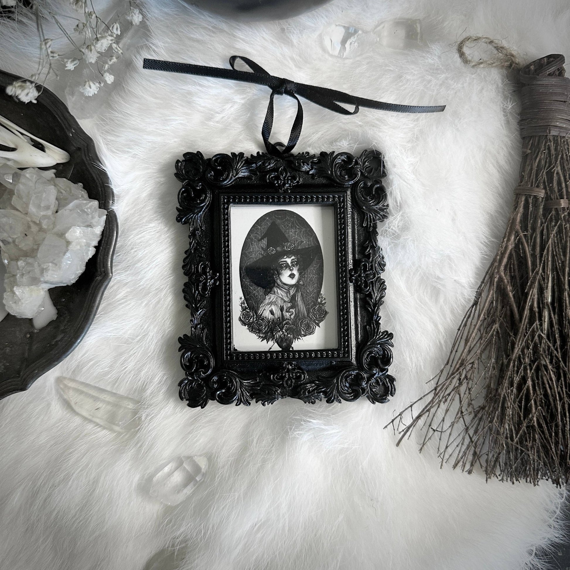 Spellbound - Mini Ornate Black Framed Art Print - Loved To Death