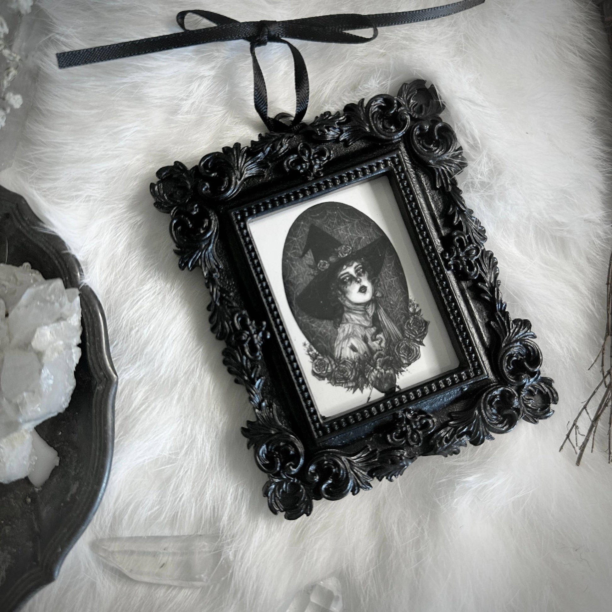 Spellbound - Mini Ornate Black Framed Art Print - Loved To Death