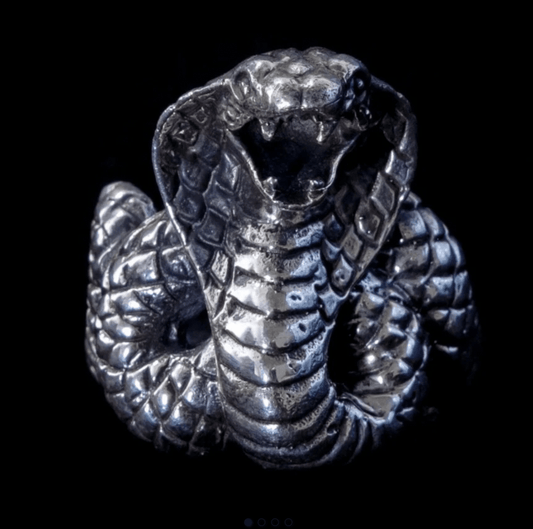 Sterling Cobra Ring - Loved To Death