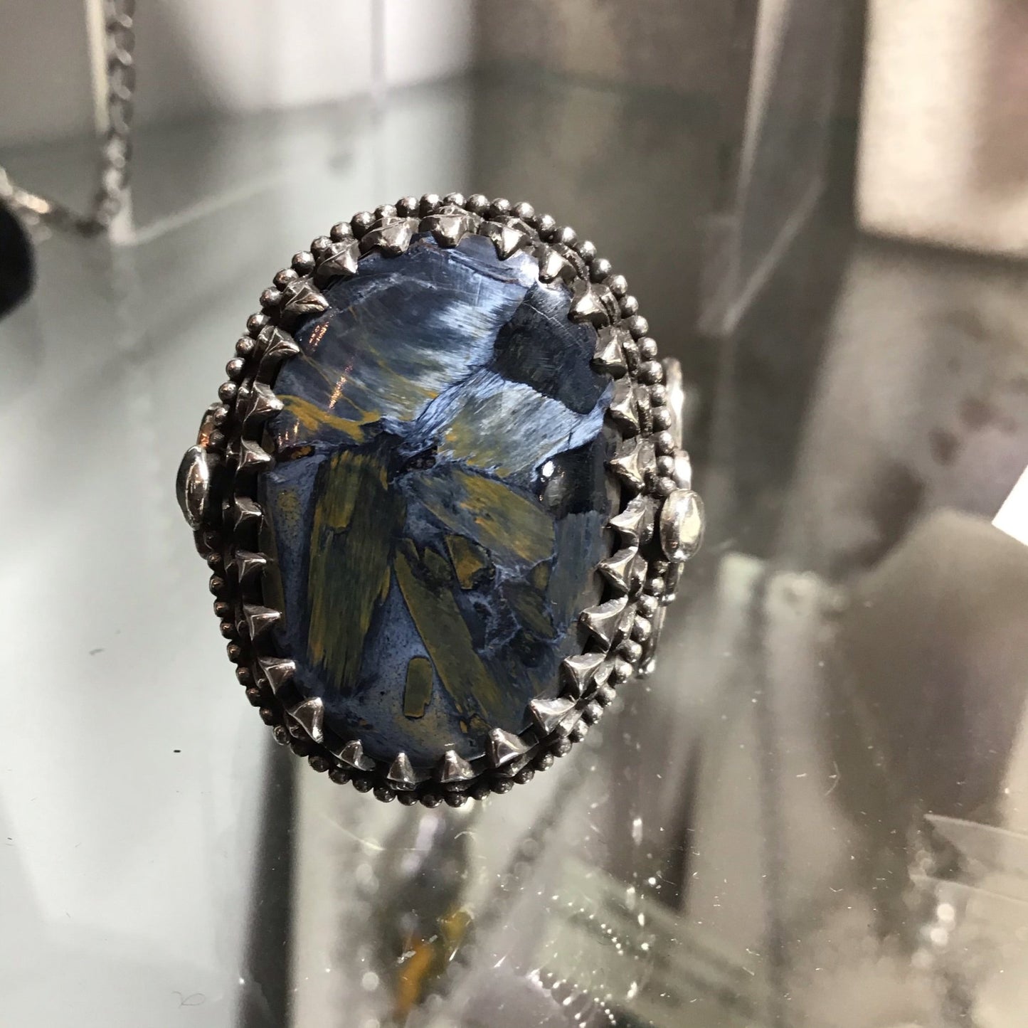 Sterling Turkoman Pietersite Ring - Loved To Death