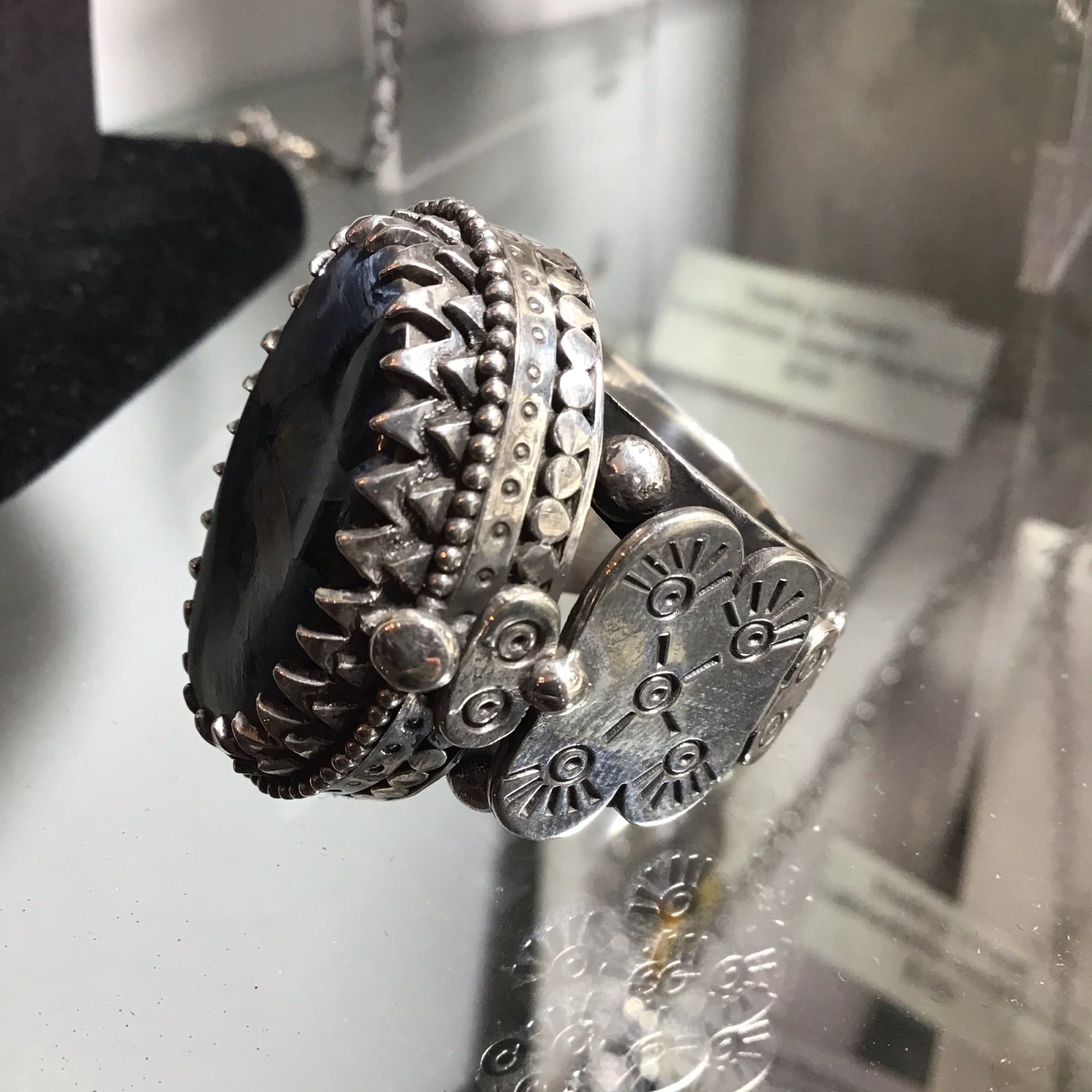 Sterling Turkoman Pietersite Ring - Loved To Death