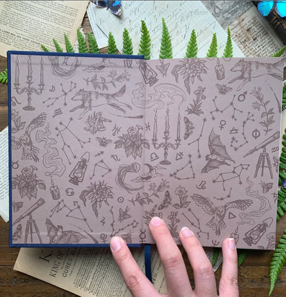 The Astronomer Foiled Blank Notebook - Loved To Death