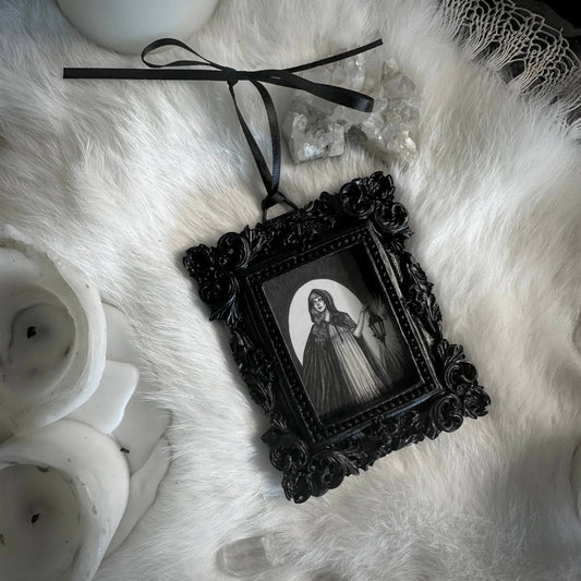 The Lightbringer - Mini Ornate Black Framed Art Print - Loved To Death