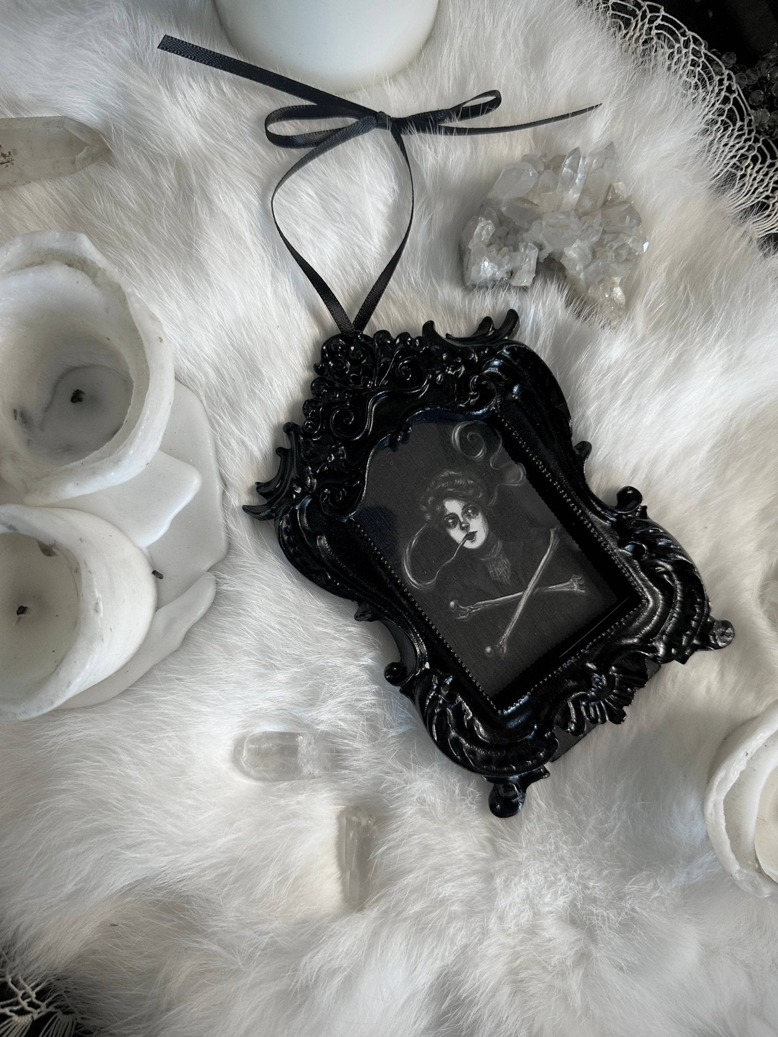 The Medium - Mini Ornate Black Framed Art Print - Loved To Death