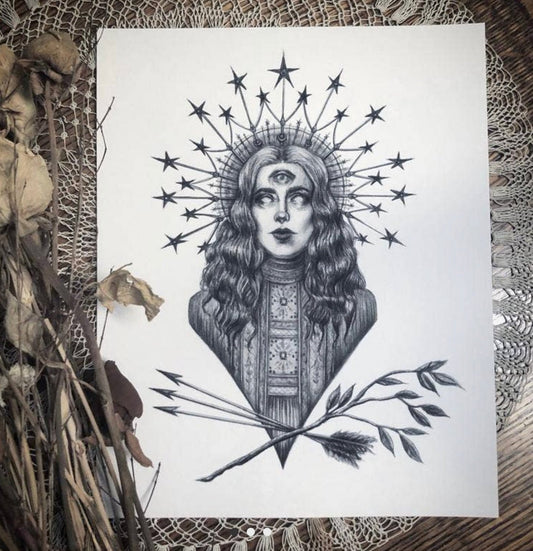 The Oracle Art Print Caitlin McCarthy - Loved To Death