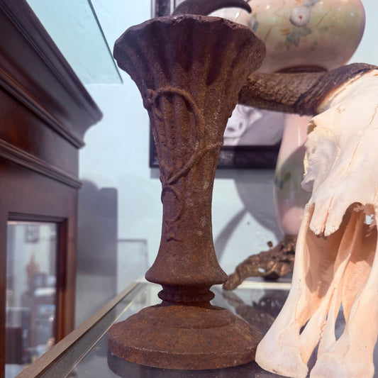 Victorian Cast Iron Graveside Vase - Loved To Death