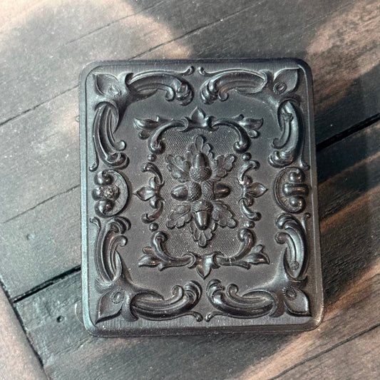 Victorian Mourning Acorn Case Gutta Percha - Loved To Death