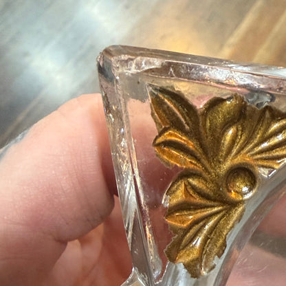 Victorian Mourning Star Goofus Glass - Loved To Death