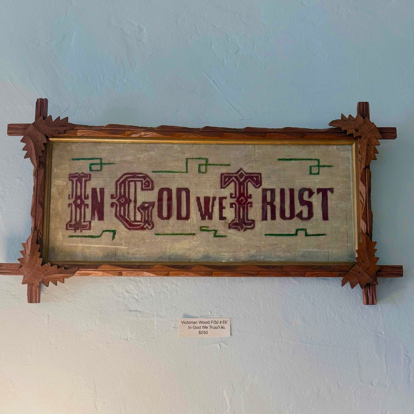 Victorian Paper Punch { What is Home Without A Mother } Original Frame - Loved To Death