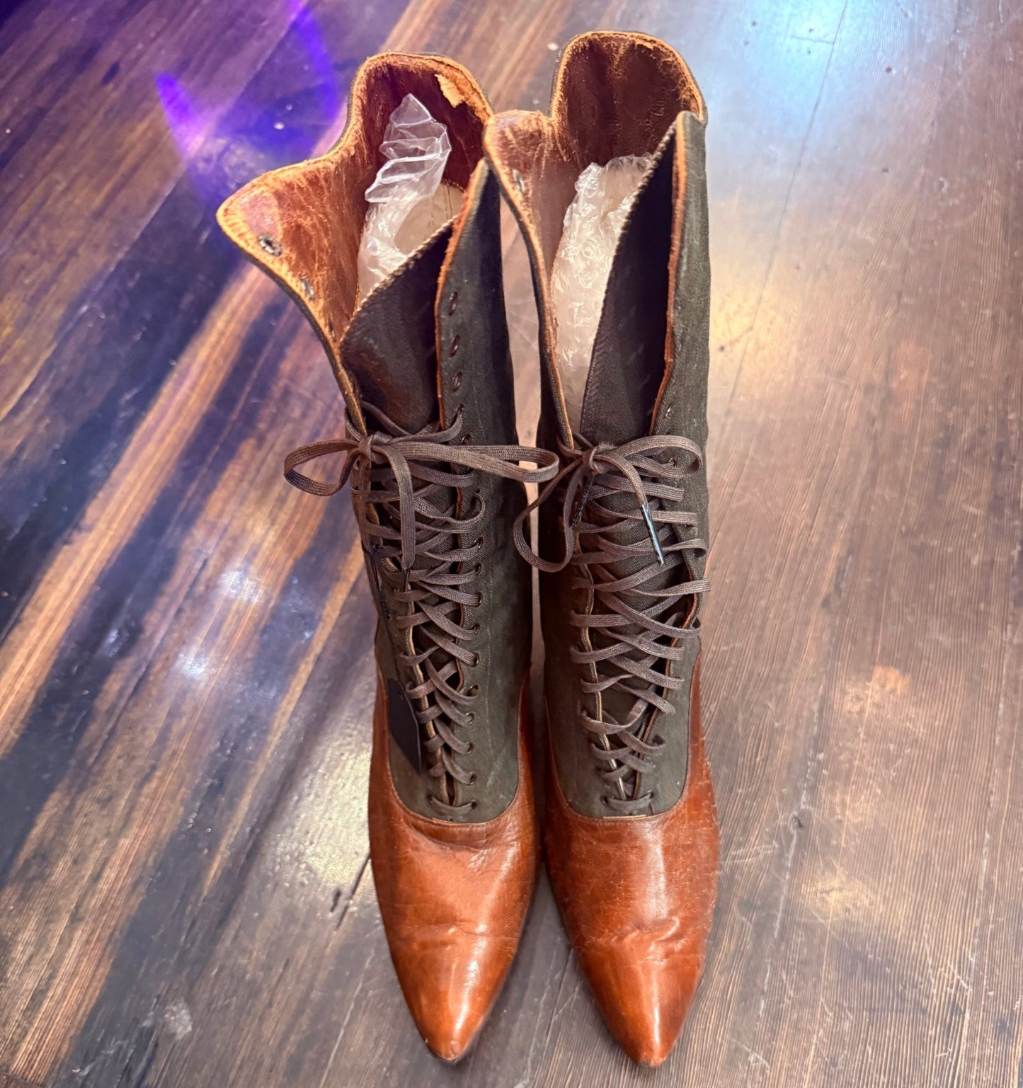 Victorian Roberts Rand Black Leather Witch Boots - Loved To Death
