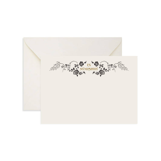 Victorian Sympathy Notecard Set - Loved To Death