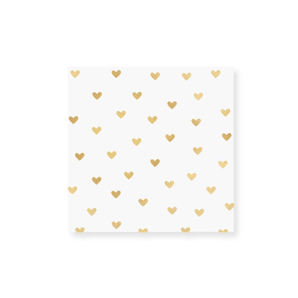 Hearts of Gold Foil Matches