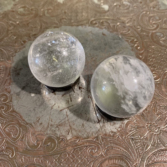 Clear Quartz Mini Sphere 1 1/2"