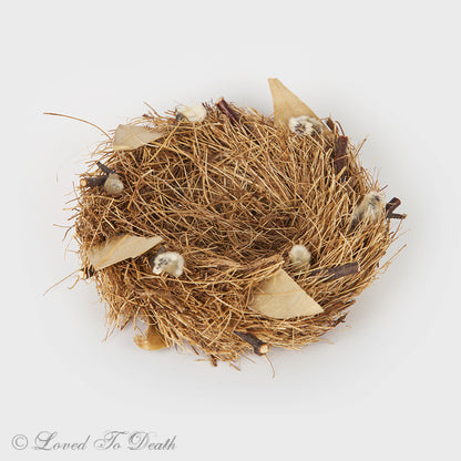 Small Faux Prairie Bird Nest