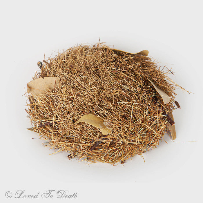Small Faux Prairie Bird Nest