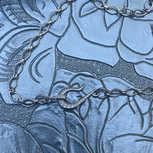 Load image into Gallery viewer, SAMPLE Bat Wing Obsidian Sterling Necklace
