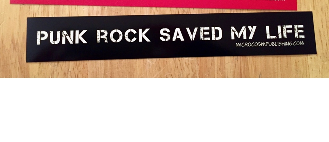 Punk Rock Saved My Life Sticker