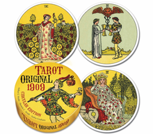 Load image into Gallery viewer, Tarot Original 1909 Circular Deck
