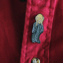 Load image into Gallery viewer, The Scream Enamel Pin
