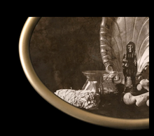Load image into Gallery viewer, { SANCTUS MORTEM } Original Photograph in Antique Bubble Glass Frame
