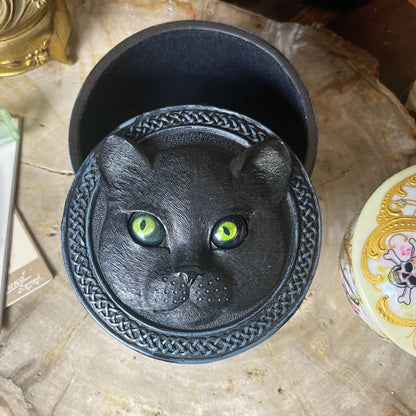 Cat Box with Moving Eyes - Loved To Death