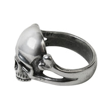 Load image into Gallery viewer, Pewter Memento Mori Skull Ring
