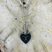 Load image into Gallery viewer, Love Cat Heart Necklace
