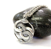 Load image into Gallery viewer, Auryn Snakes Sterling Silver Necklace
