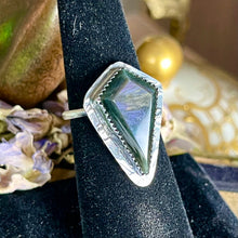 Load image into Gallery viewer, { Lilith } Velvet Obsidian &amp; Sterling Ring
