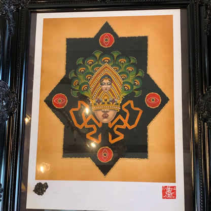 { The Feathered Crown } Chris Conn Askew Giclee Print Limited