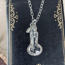 Load image into Gallery viewer, { Muerte } Sterling Tourmalated Quartz Necklace
