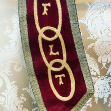 Load image into Gallery viewer, Victorian Velvet Oddfellows FLT Collar
