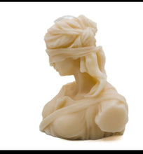 Load image into Gallery viewer, Blind Lady Justice Cream Candle
