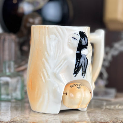 Antique Bottoms Up Booty Shaker Mug