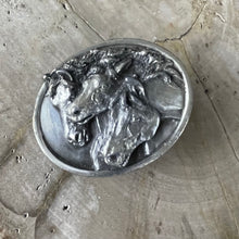 Load image into Gallery viewer, Vintage Pharaohs Horses Belt Buckle
