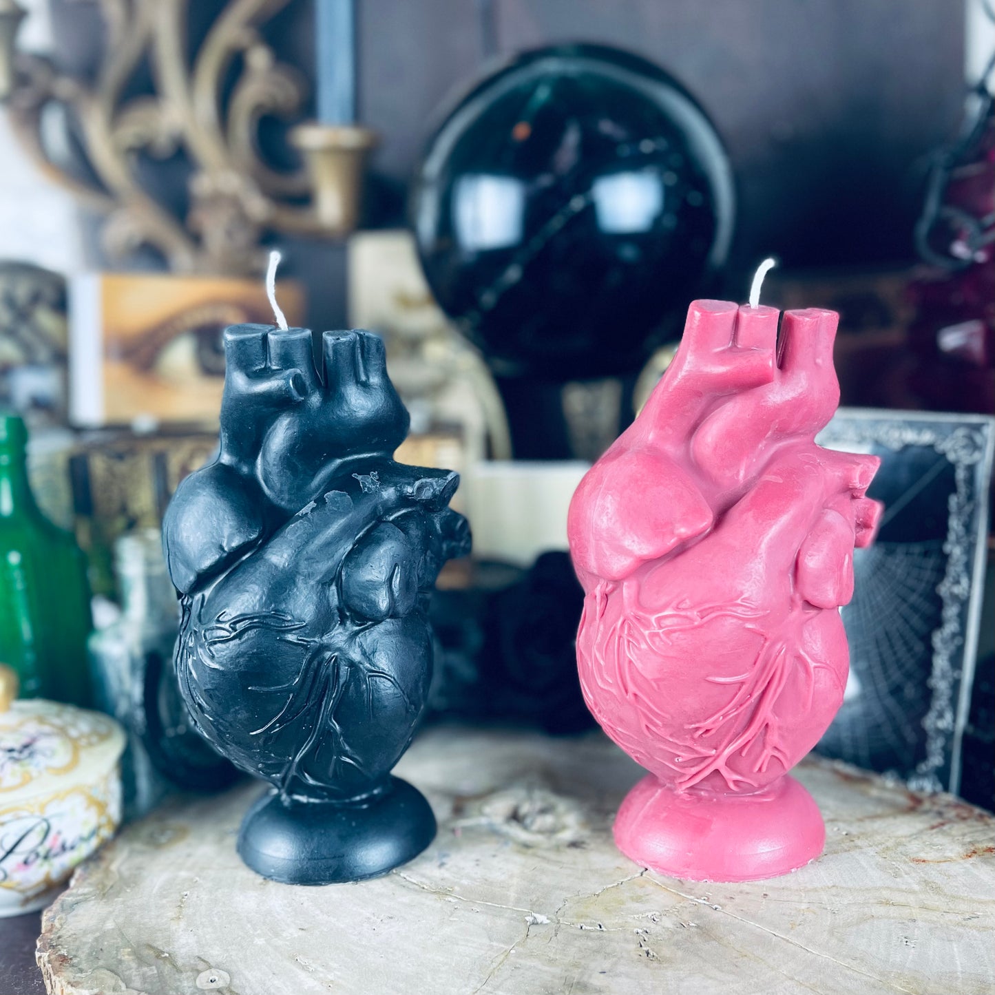 Anatomical Heart Sculptural Candle