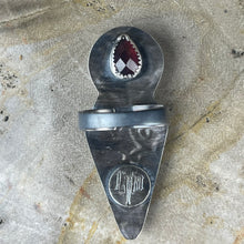 Load image into Gallery viewer, { Athena } Deco Style Gold Obsidian &amp; Pyrite Ring
