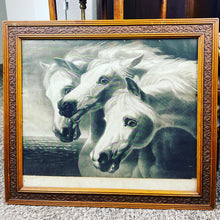 Load image into Gallery viewer, Victorian Wood Framed Pharaoh’s Horses Print
