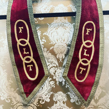 Load image into Gallery viewer, Victorian Velvet Oddfellows FLT Collar
