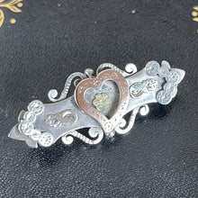 Load image into Gallery viewer, Victorian Edwardian Sterling Sweetheart Brooch
