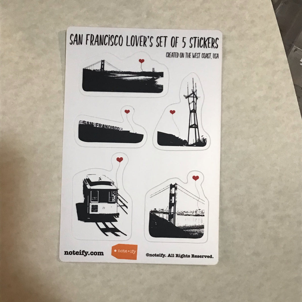 San Francisco Sticker Sheet