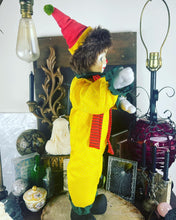 Load image into Gallery viewer, Vintage Standing Creepy Waving Clown 🤡 Doll
