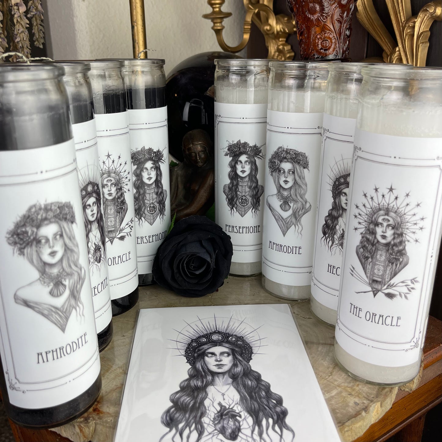 Caitlin McCarthy { Persephone } Altar Candle