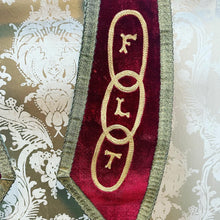 Load image into Gallery viewer, Victorian Velvet Oddfellows FLT Collar
