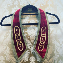 Load image into Gallery viewer, Victorian Velvet Oddfellows FLT Collar
