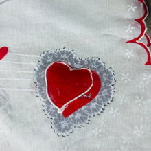 Load image into Gallery viewer, Antique Valentine Be My Valentine Heart Window Handkerchief
