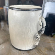 Load image into Gallery viewer, Antique Spirit Drinker Skull Nodder Mug
