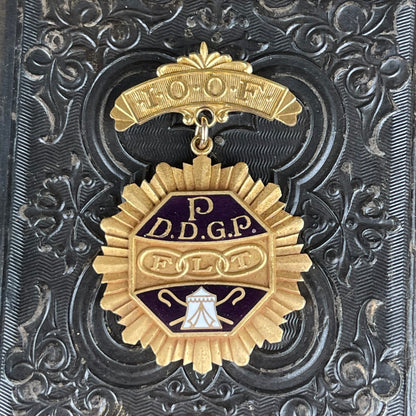 Antique Oddfellows Medal