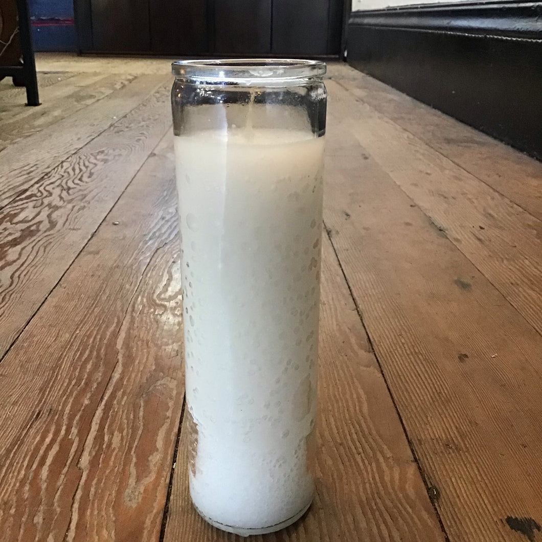 White 7 Day Candle