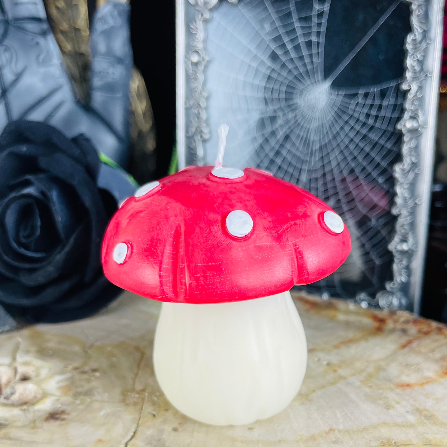 AMANITA Mushroom Candle